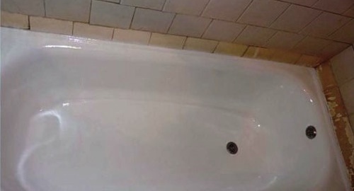Реставрация ванны жидким акрилом | Тропарёво